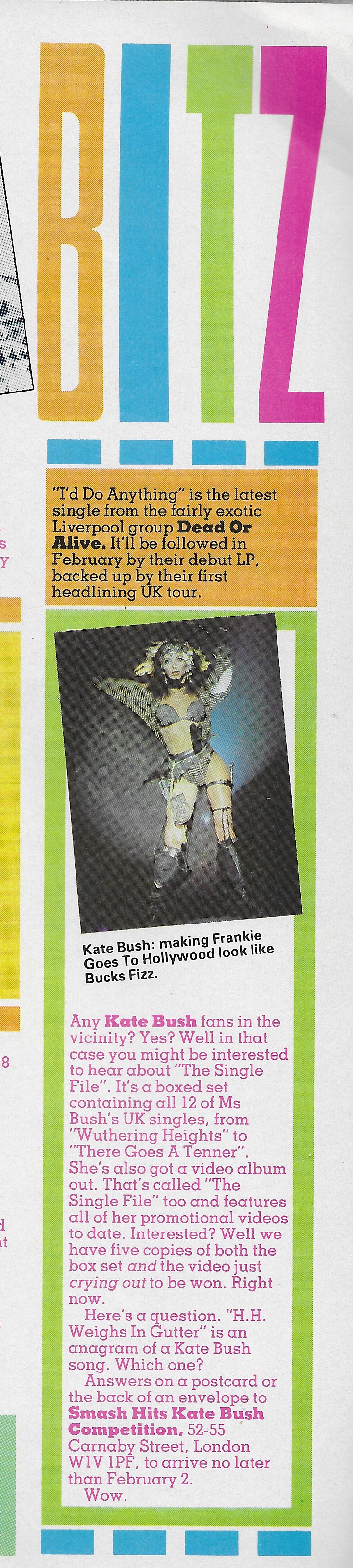 Smash hits, United Kingdom